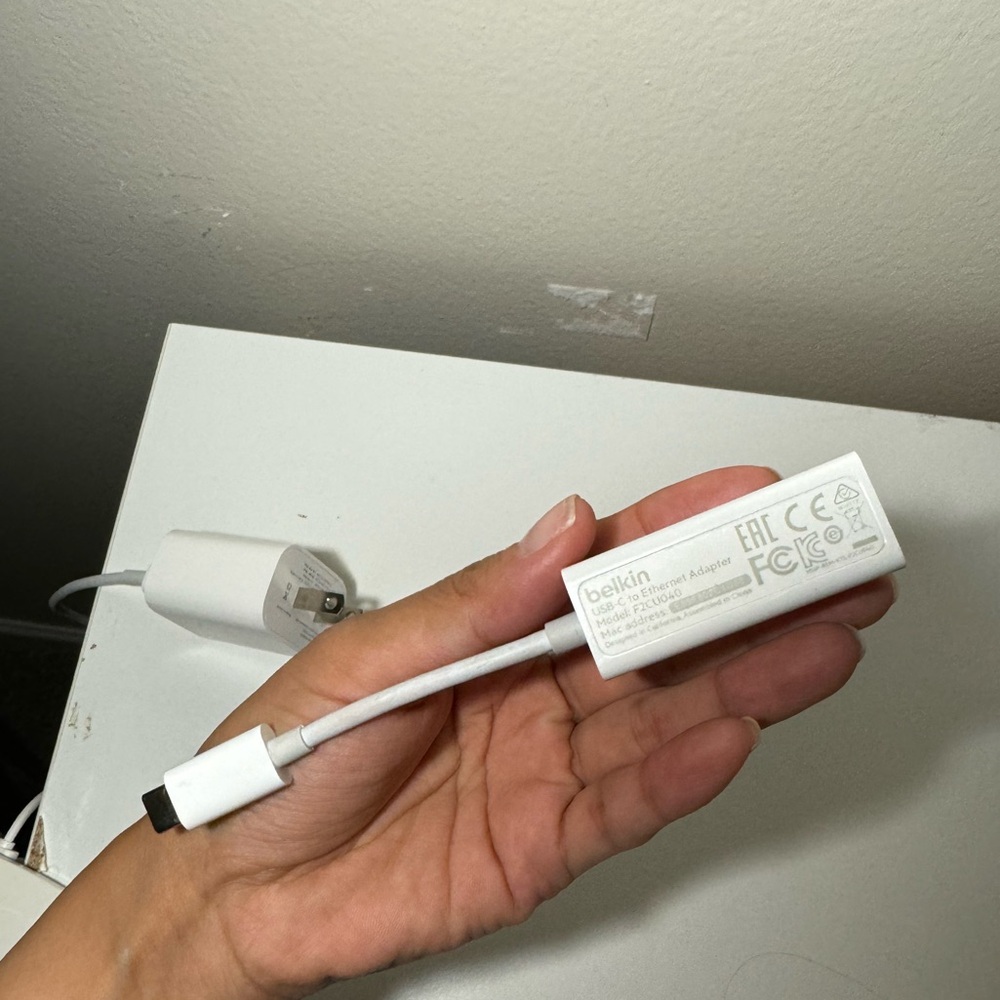 USB-C to ethernet adapter